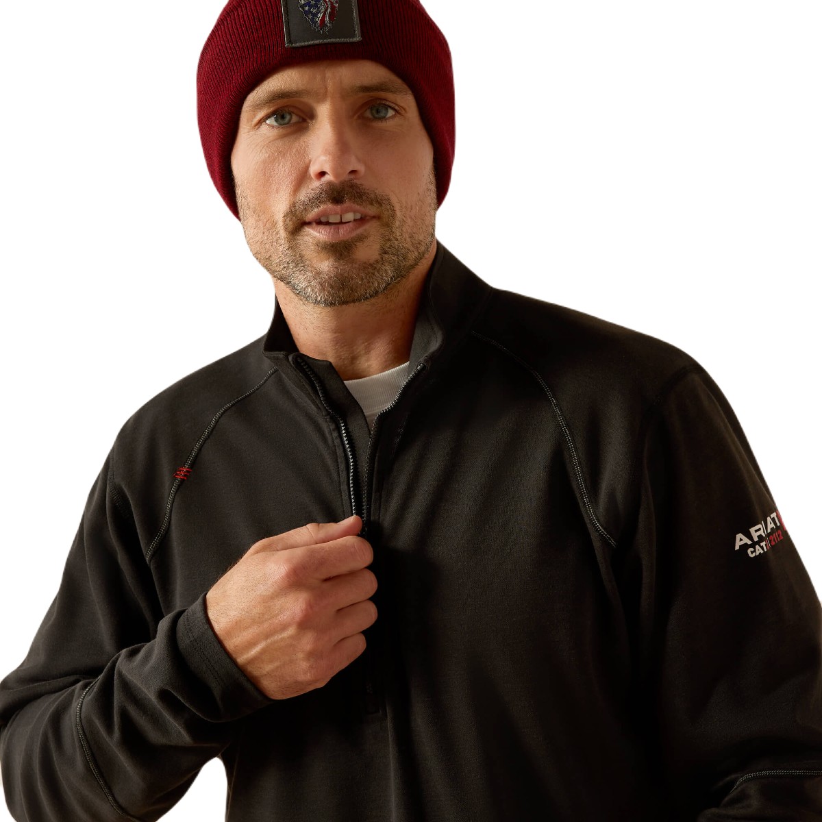 Ariat FR Primo 1/4 Zip Baselayer in Black